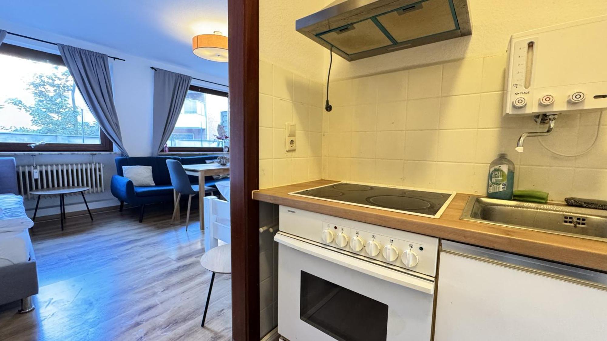 Studio-Apartments Fuer Monteure & Businessgaeste Zentral In Neumünster Esterno foto